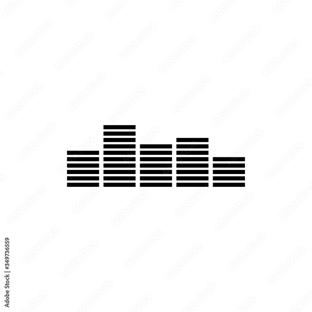 Soundwave icon vector, music icon Soundwave icon vector, music icon