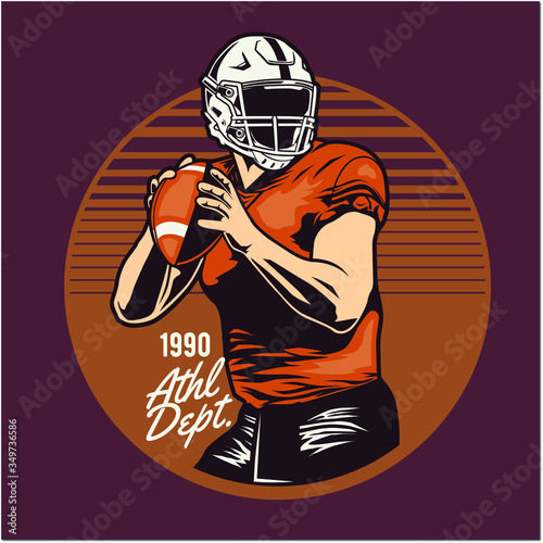 american football player