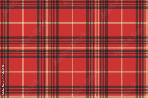 Check red tartan seamless pattern