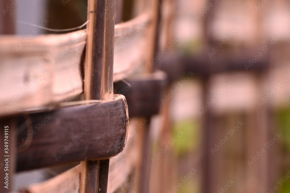Bamboo fence Bamboo fence