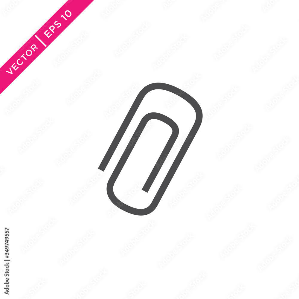 Paperclip Icon, Vector for Web Paperclip Icon, Vector for Web