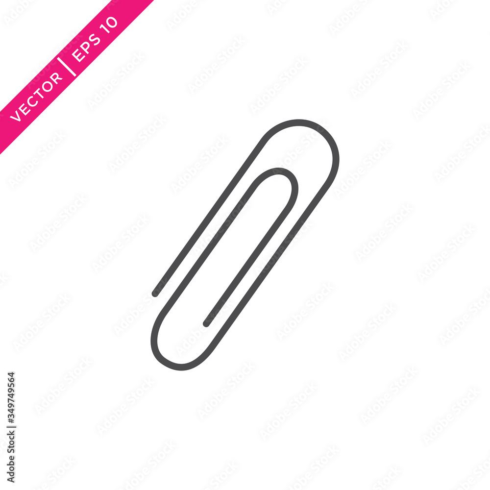 Paperclip Icon, Vector for Web Paperclip Icon, Vector for Web