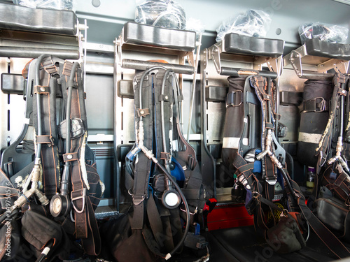 Truck-mounted firefighter breathing apparatus