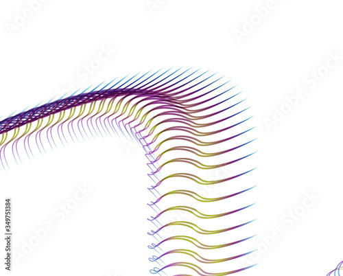 Abstract background blend wave line design for Wallpaper, Banner, Background, Card, Book Illustration, landing page
