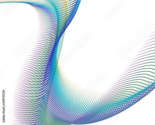 Abstract background blend wave line design for Wallpaper, Banner, Background, Card, Book Illustration, landing page