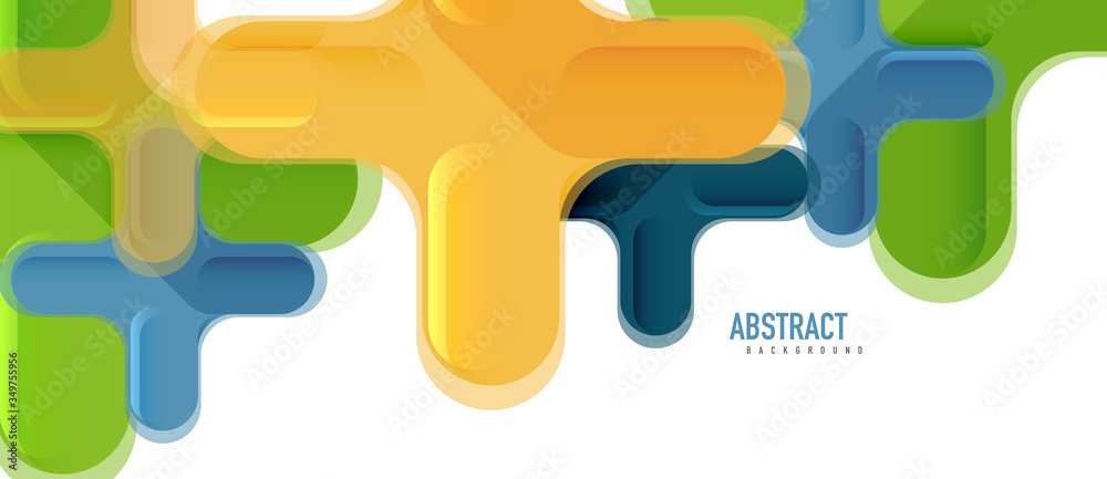 Glossy multicolored plastic style cross composition, x shape design, techno geometric modern abstract background. Trendy abstract layout template Glossy multicolored plastic style cross composition, x shape design, techno geometric modern abstract background. Trendy abstract layout template