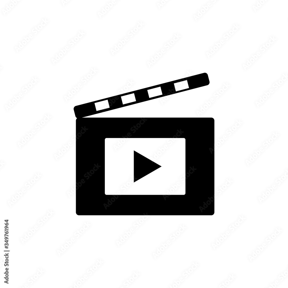 Play Video Film Icon Design Template