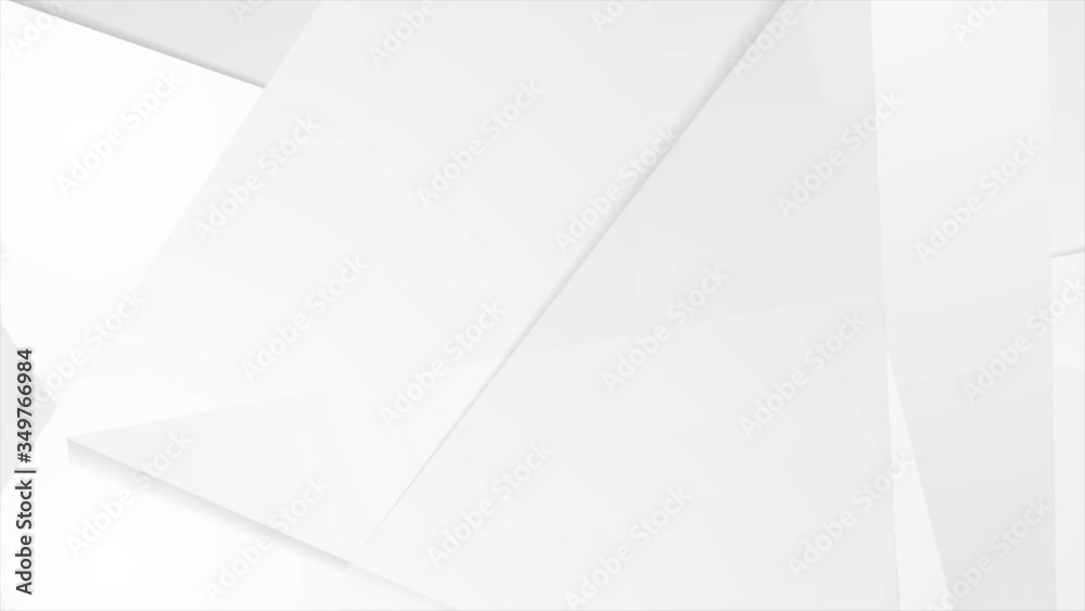 Abstract grey hi-tech polygonal corporate motion background. Seamless looping. Video animation Ultra HD 4K 3840x2160