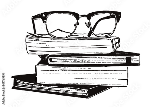 本 書籍 書物 読書 眼鏡