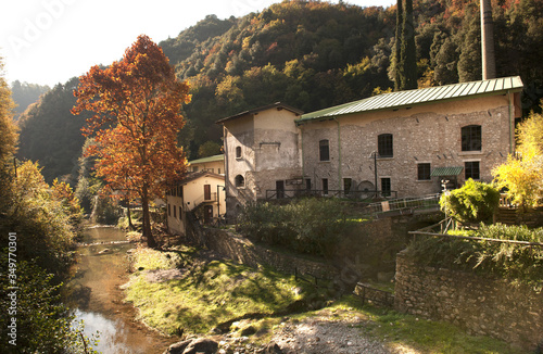 Papiermühlenmuseum im Valle delle Cartiere, Papiermühlental, Toscolano-Maderno, Gardasee, Lago del Garda, Provinz Brescia, Region Lombardei, Italien photo