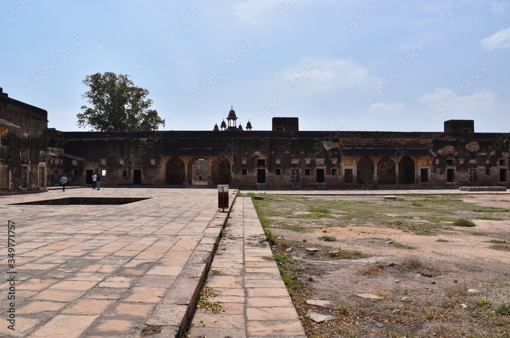 Gwalior, Madhya Pradesh/India : March 15, 2020 - 'Vikram Mahal' in Gwalior Fort