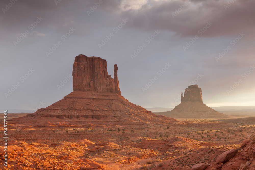 Beautiful Sunrise in Monument Valley, Arizona, USA. Beautiful Sunrise in Monument Valley, Arizona, USA.