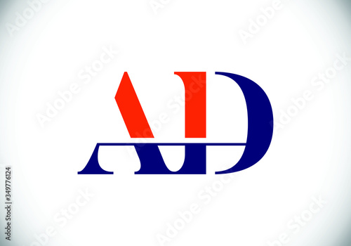 Free Download Initial Monogram Letter A D Logo Design Vector Template. Graphic Alphabet Symbol for Corporate Business Identity - GFXLoad