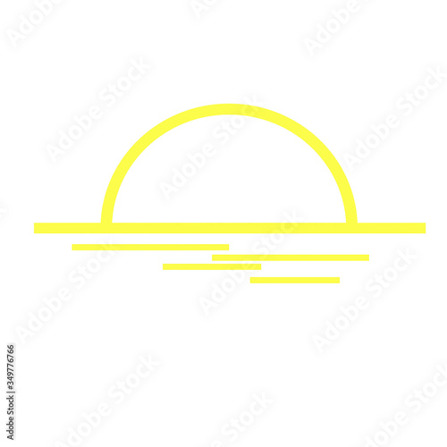 vector illustration of the sun