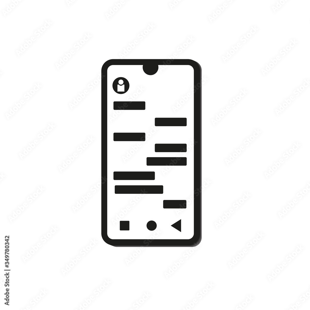 smartphone icon design smartphone icon design
