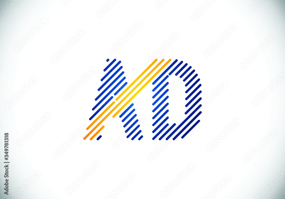 Initial Monogram Letter A D Logo Design Vector Template. Graphic Alphabet Symbol for Corporate Business Identity Initial Monogram Letter A D Logo Design Vector Template. Graphic Alphabet Symbol for Corporate Business Identity