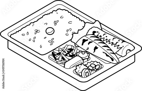 焼鯖弁当