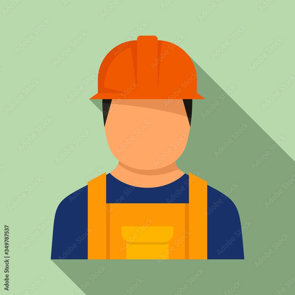 Electrician man icon. Flat illustration of electrician man vector icon for web design Electrician man icon. Flat illustration of electrician man vector icon for web design