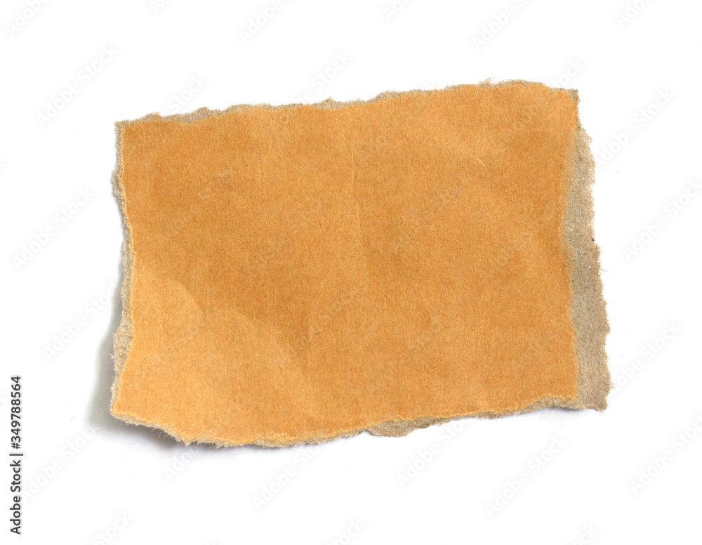 old paper isolated on white background with space for text old paper isolated on white background with space for text