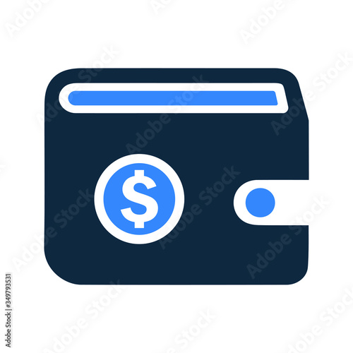 Earnings, save money, wallet icon © hr-gold