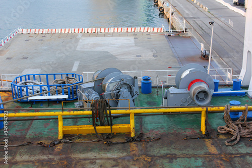 a bord du ferry