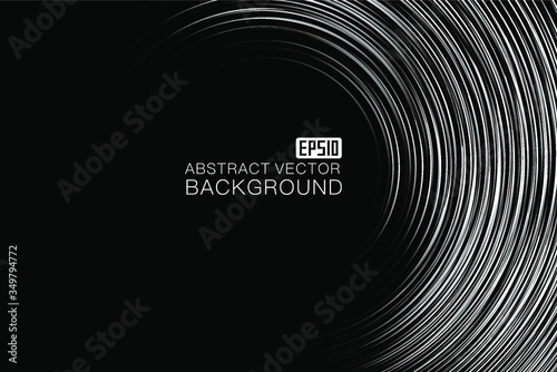 Textured black and white gray gradient lines, abstract texture background.
