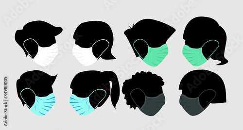 face mask for people seafty form coronavirus.