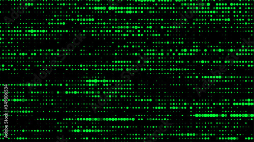 Matrix abstract glitch green background. Abstract green vector illustration.