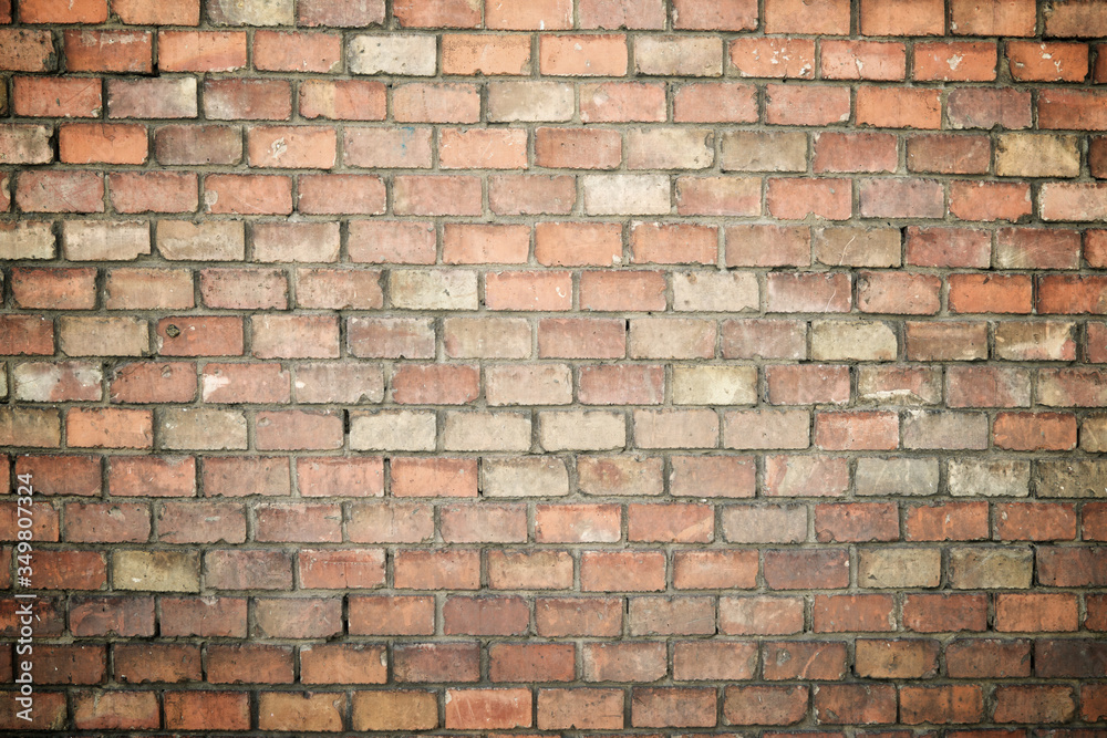 Old brick wall view Old brick wall view