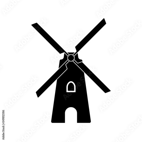 windmill icon vector