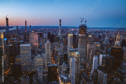 Uptown Manhattan Skyline 