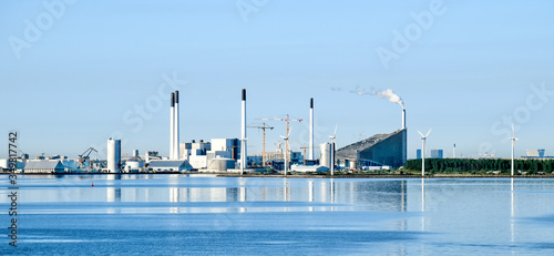 Incineration plant Amager Slope (Amager Bakke) in Copenhagen, Denmark photo