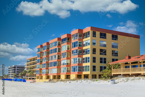 Yellow and Orange Beach Condos in Florida