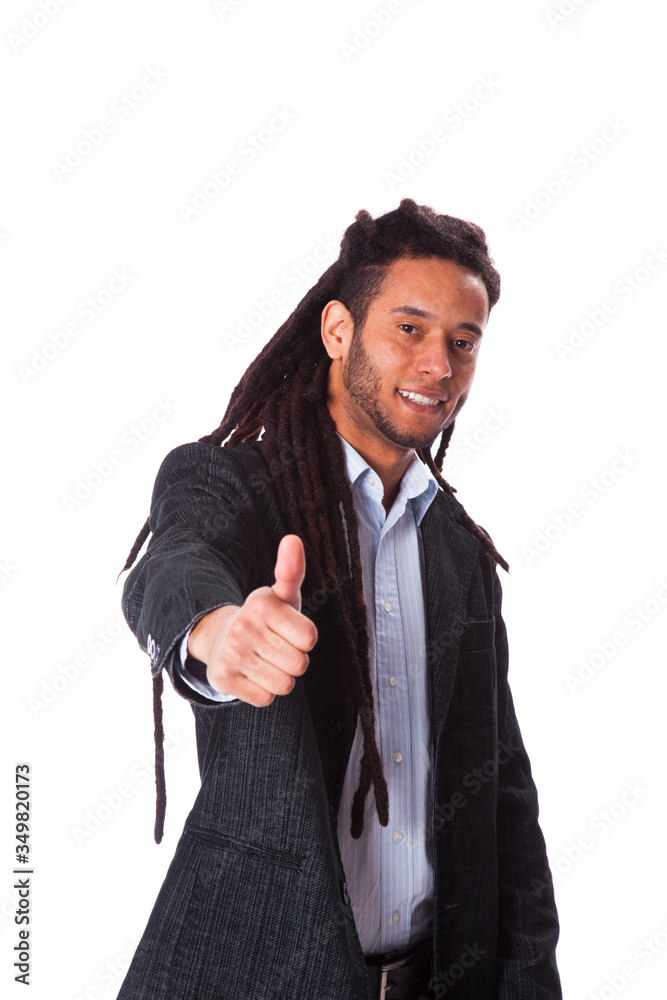 rastafari young man gesturing ok with his hand rastafari young man gesturing ok with his hand