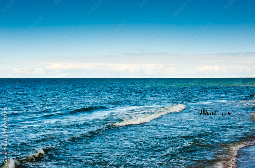 Obraz premium The Baltic Sea. Svetlogorsk. Russia