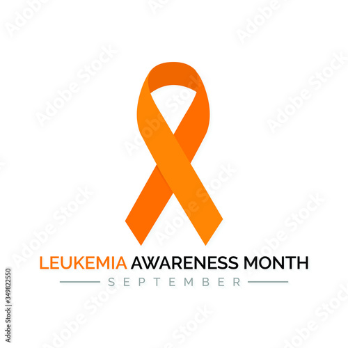 Vector illustration on the theme of Leukemia awareness month observed each year in September.
