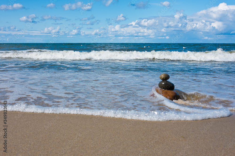 The Baltic Sea. Sunny day. Early autumn The Baltic Sea. Sunny day. Early autumn