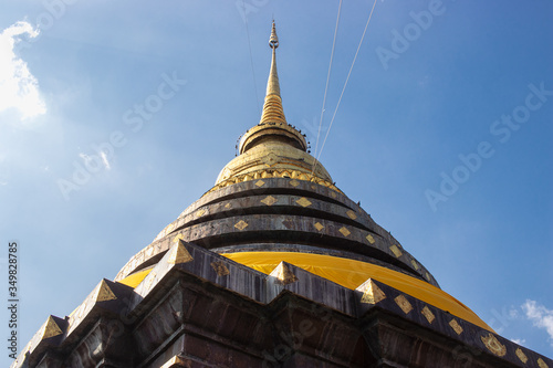 Pagoda at Wat Phra That Lampang Luang in Lampang province, Thailand.
