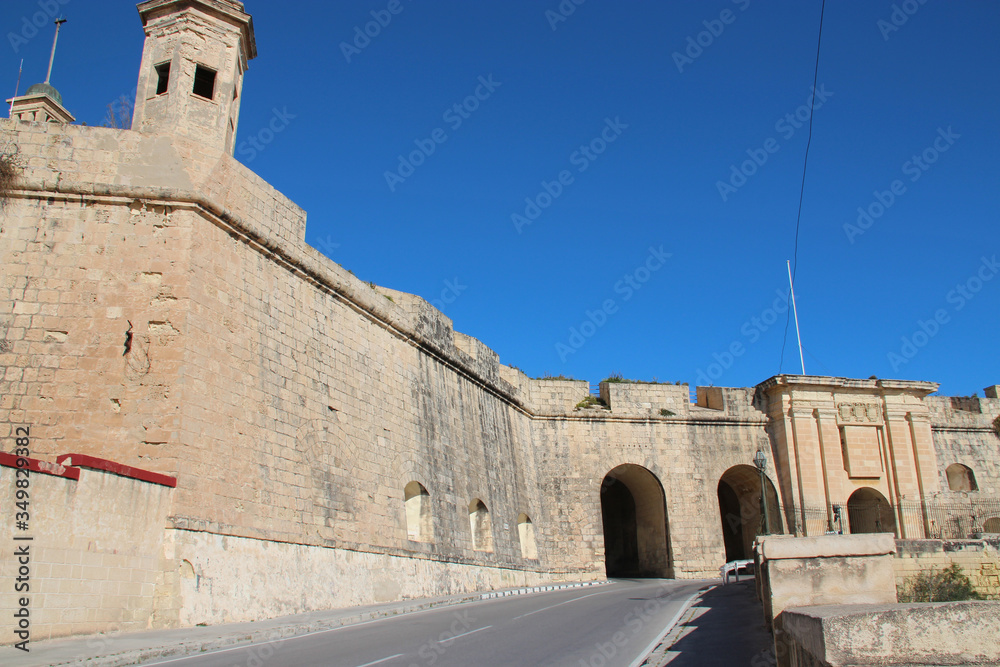 saint michel bastion in senglea (malta)