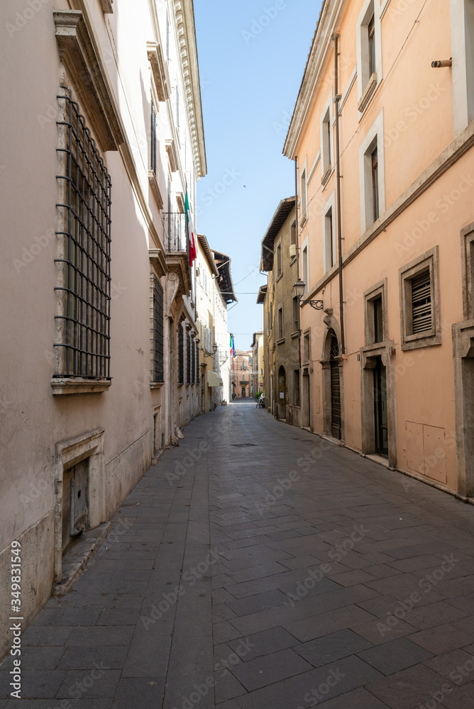 via garibaldi historic alley of the cities of terni