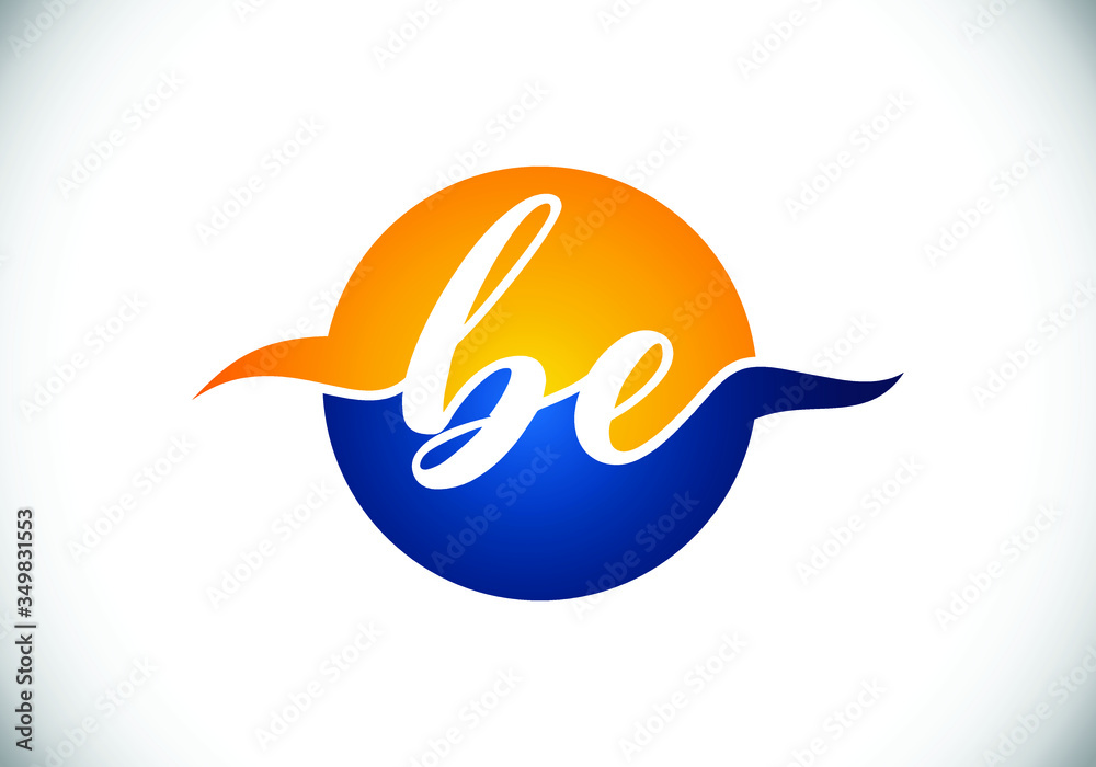 Initial Monogram Letter B E Logo Design Vector Template. Graphic Alphabet Symbol for Corporate Business Identity