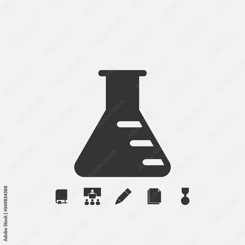 chemical flask icon vector illustration design chemical flask icon vector illustration design