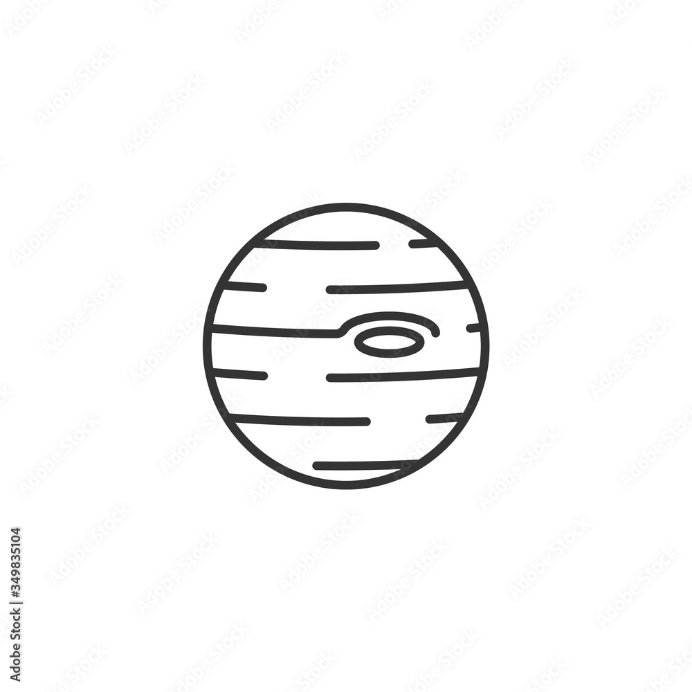 jupiter planet icon vector illustration design jupiter planet icon vector illustration design