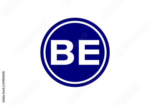 Initial Monogram Letter B E Logo Design Vector Template. Graphic Alphabet Symbol for Corporate Business Identity © BakiBullah