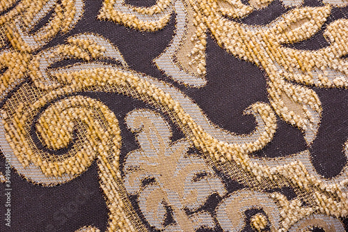 Texture of fabric is with the figured picture