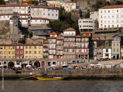 view of the old town of porto portugal