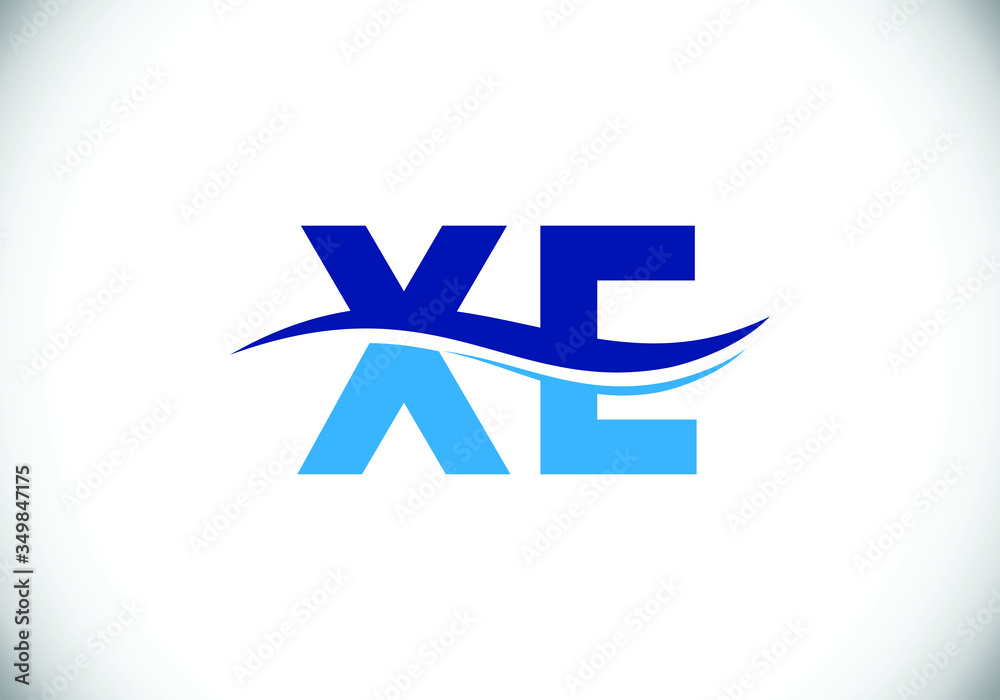 Initial Monogram Letter X E Logo Design Vector Template. Graphic Alphabet Symbol for Corporate Business Identity Initial Monogram Letter X E Logo Design Vector Template. Graphic Alphabet Symbol for Corporate Business Identity