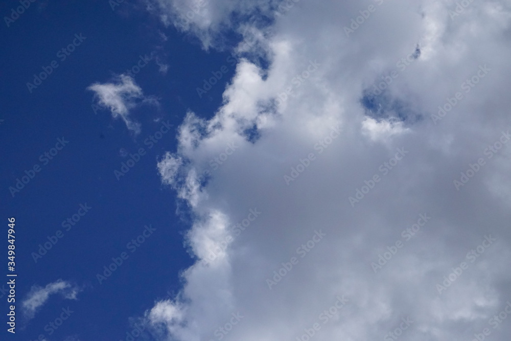 Clouds on blue sky for background concept Clouds on blue sky for background concept