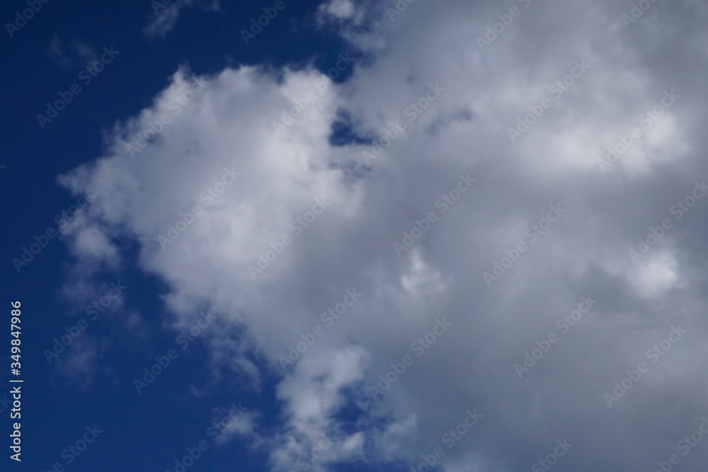 Clouds on blue sky for background concept Clouds on blue sky for background concept