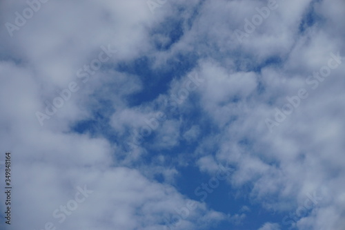 Clouds on blue sky for background concept